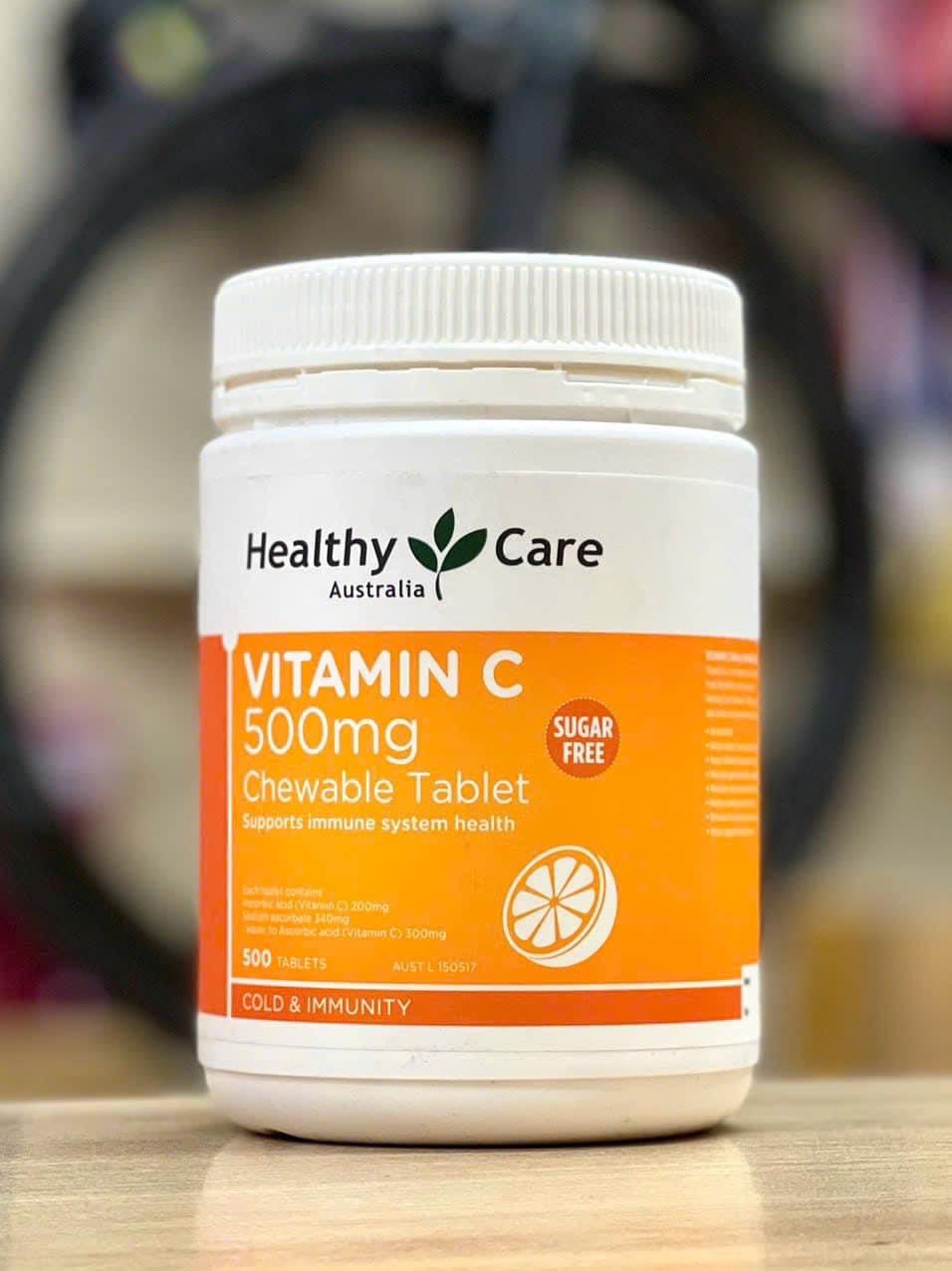 Healthy Care Vitamin C 500mg - Viên uống bổ sung Vitamin C (500 viên)